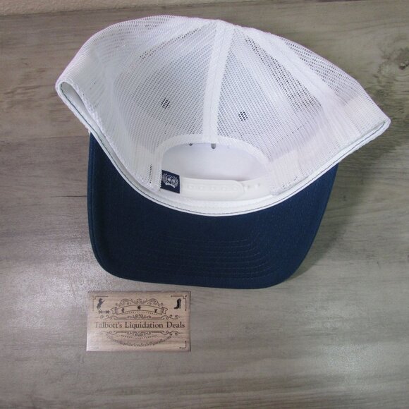 Cinch America's Rodeo Brand Logo Meshback Snapback Cap Hat Navy - Picture 2 of 2